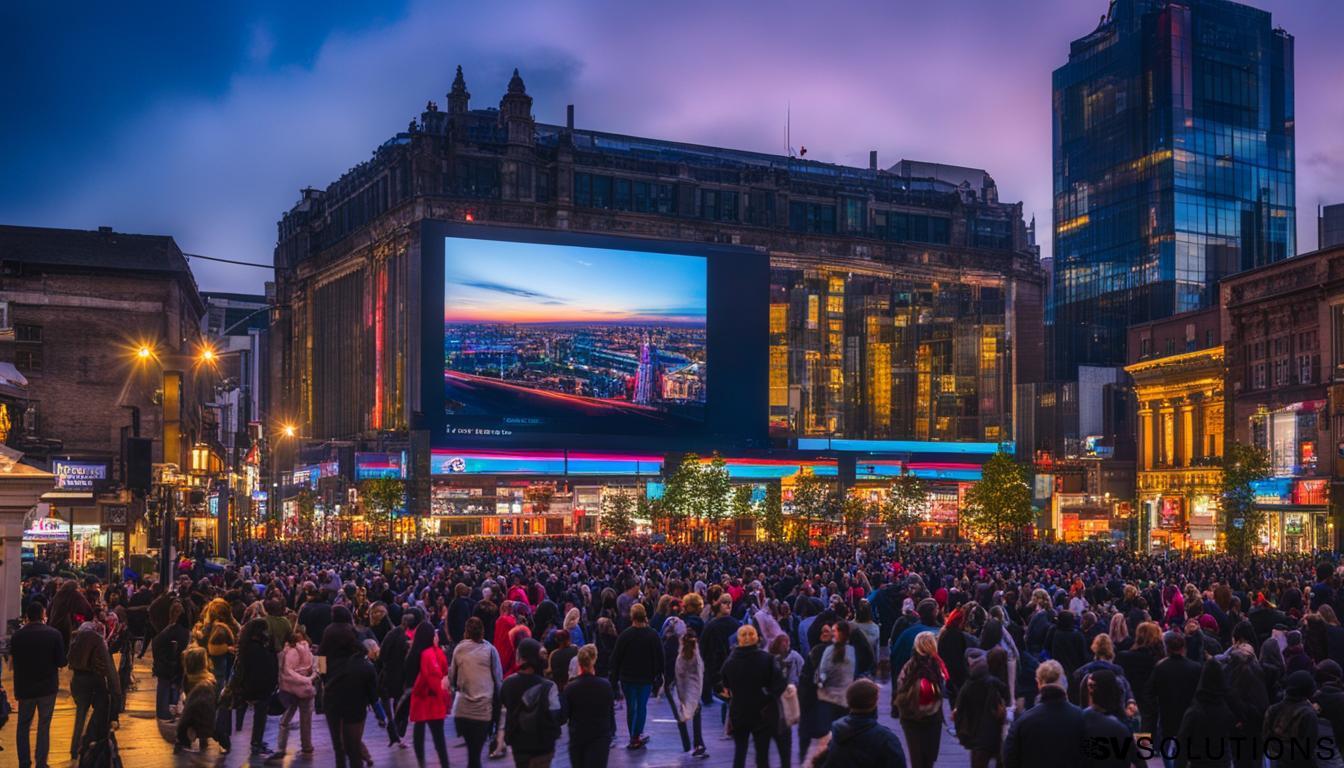 Big LED Screen in Lancaster: Enhance Your Business with Sound & Video Solutions