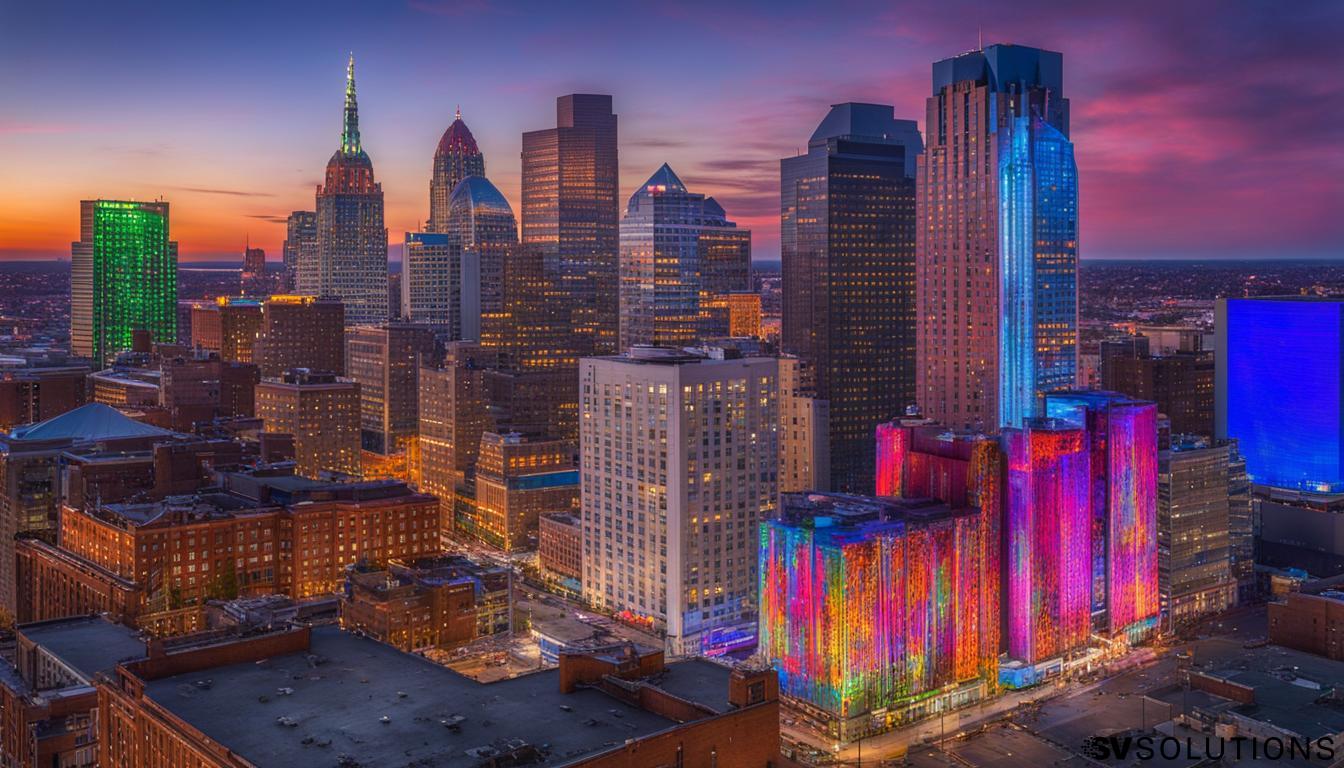 Experience the Vibrancy of Our Big LED Screen in Newark with Sound & Video Solutions