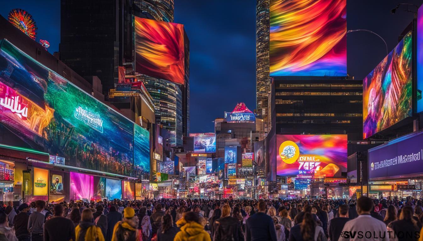 Discover the Immersive Display of the Big LED Screen in Warren with Sound & Video Solutions