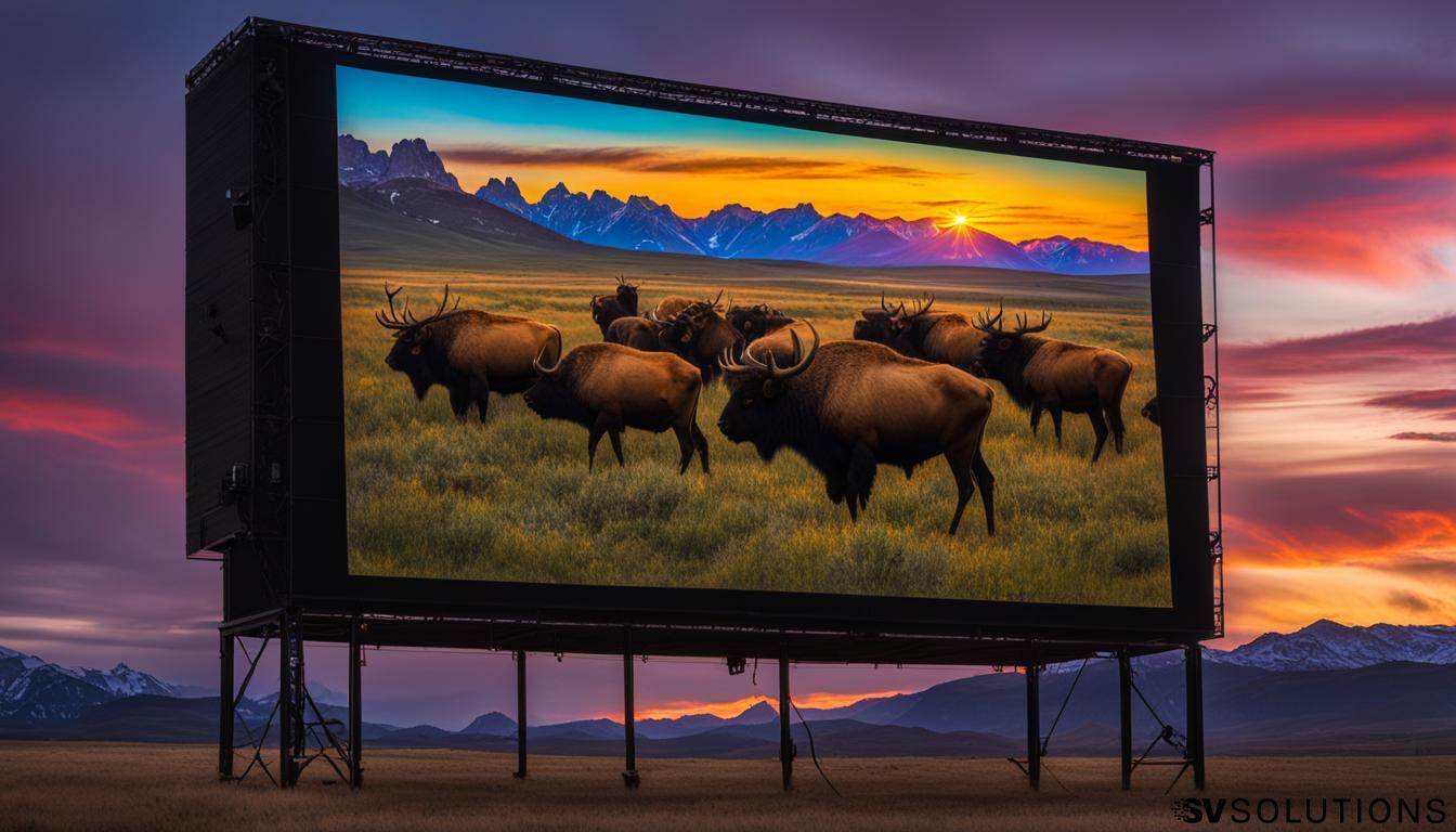 Big LED Screen in Wyoming