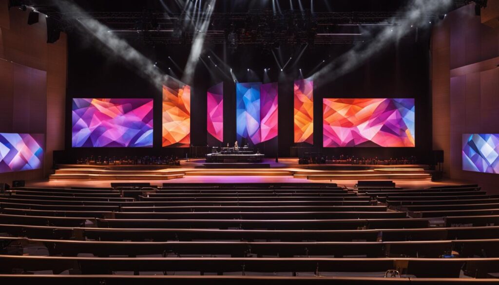 Church LED Wall Installation Church LED Wall Installation
