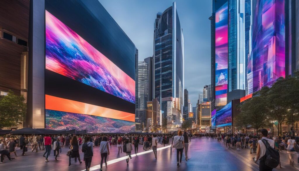 High-quality LED video wall display Canton