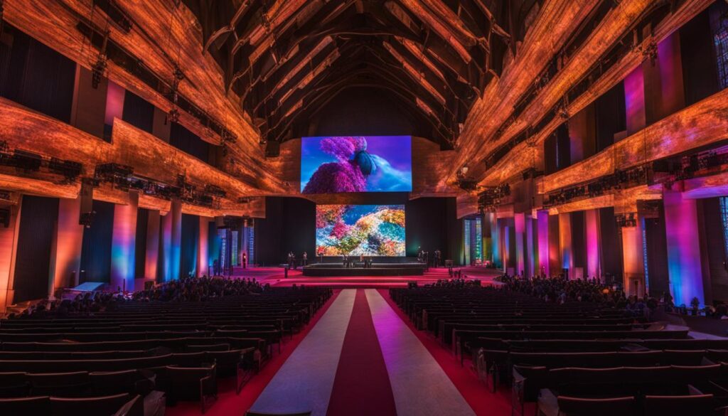 LED Screen for Church Events