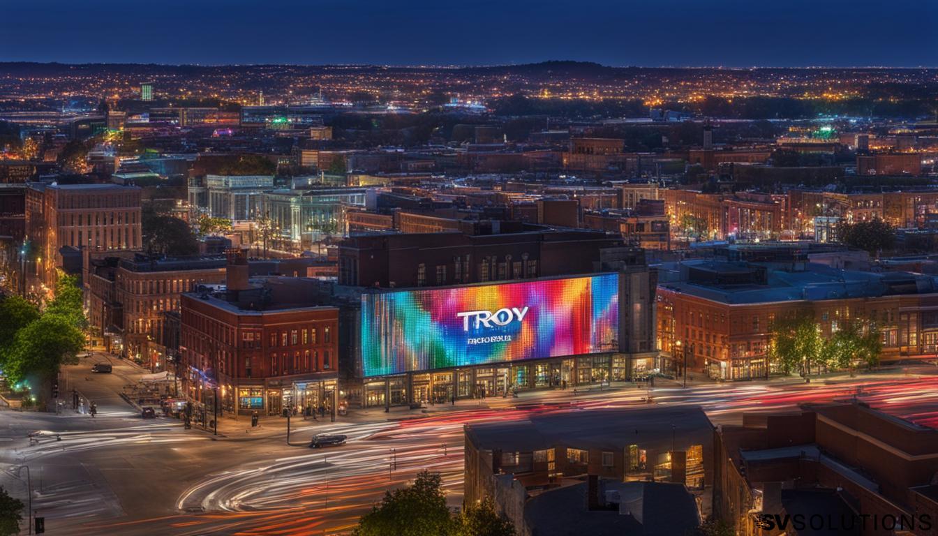 Experience the Power of Digital Signage with Our LED Display in Troy