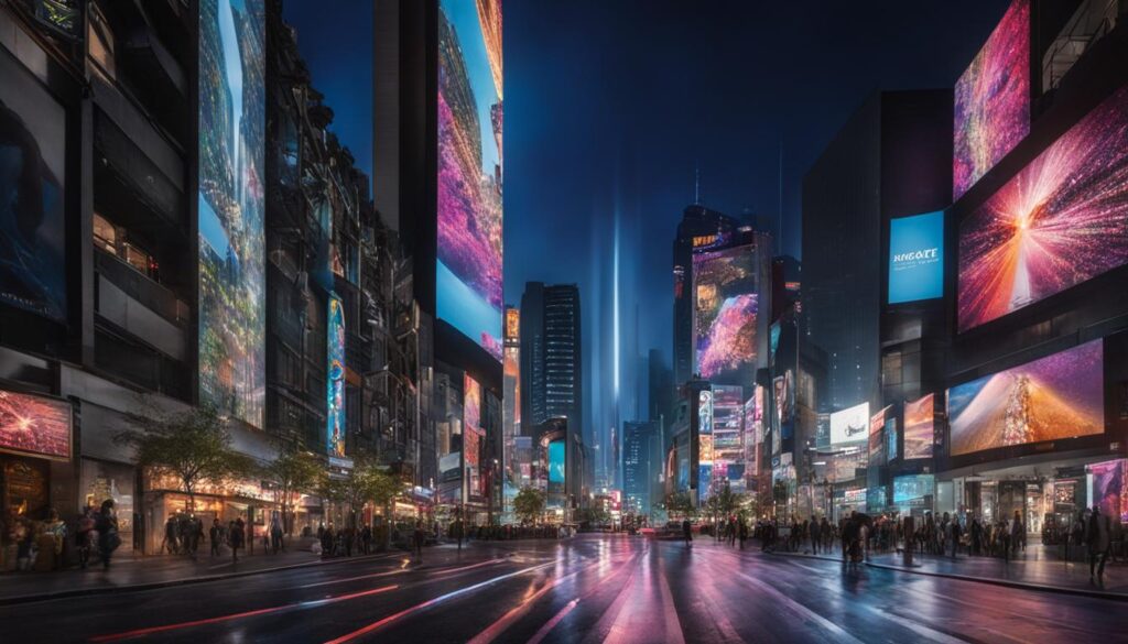 LED display technology in action LED display technology in action