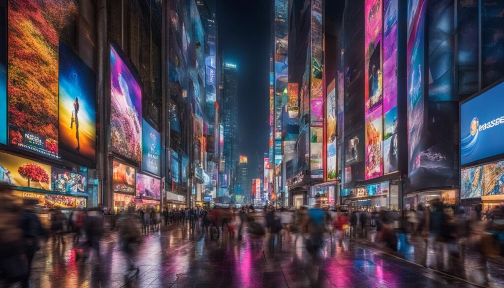 LED screen advertising