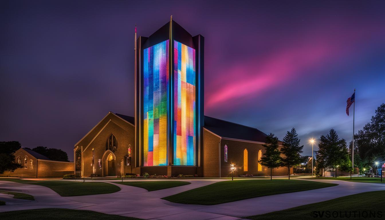 LED Screen for Church in Akron with Sound & Video Solutions