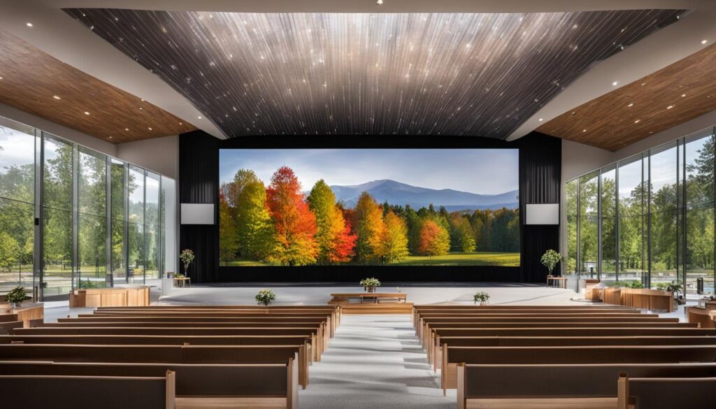 LED screen for church in Clinton Township LED screen for church in Clinton Township