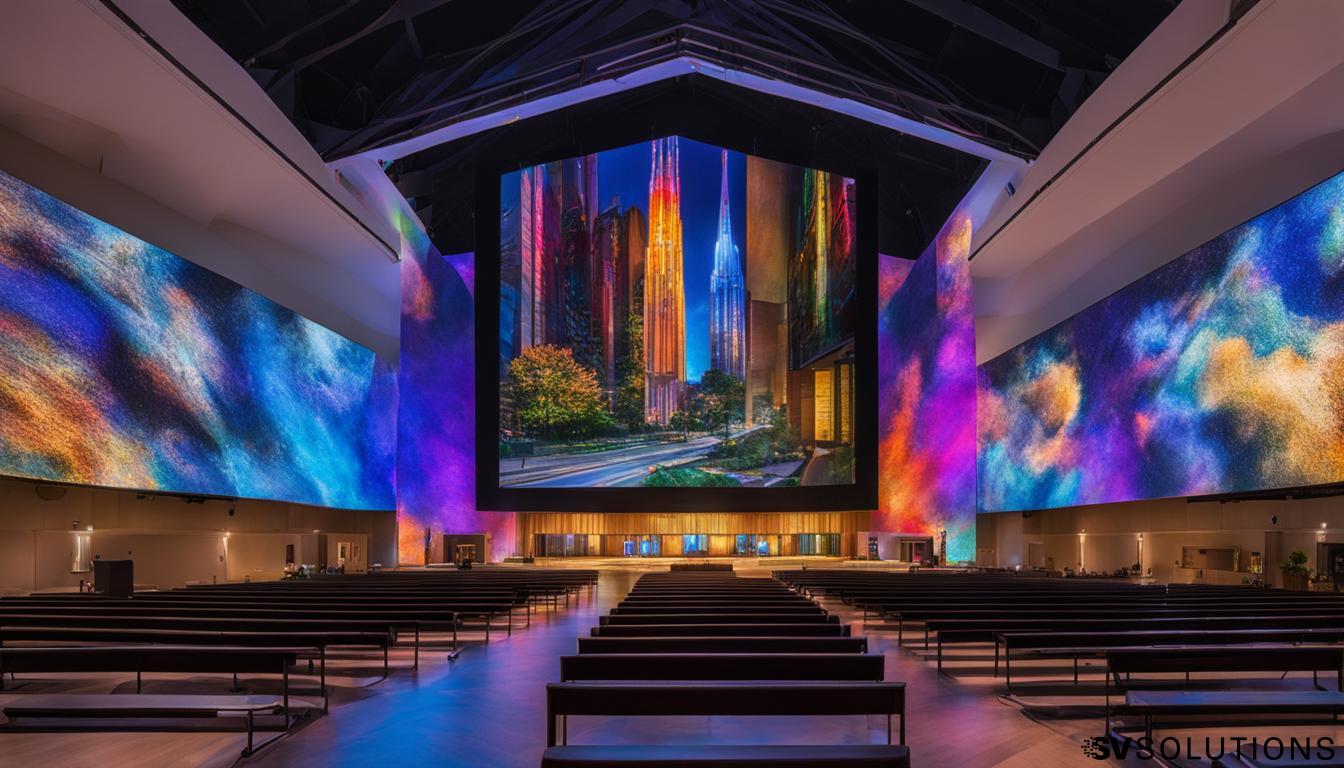 LED Screen for Church in Cuyahoga Falls
