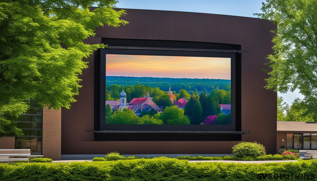 LED Screen for Church in Farmington Hills