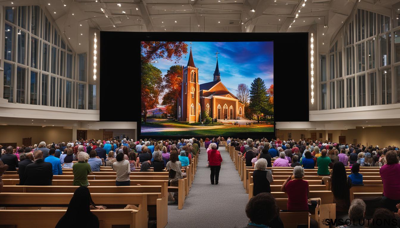 LED Screen for Church in Gaithersburg
