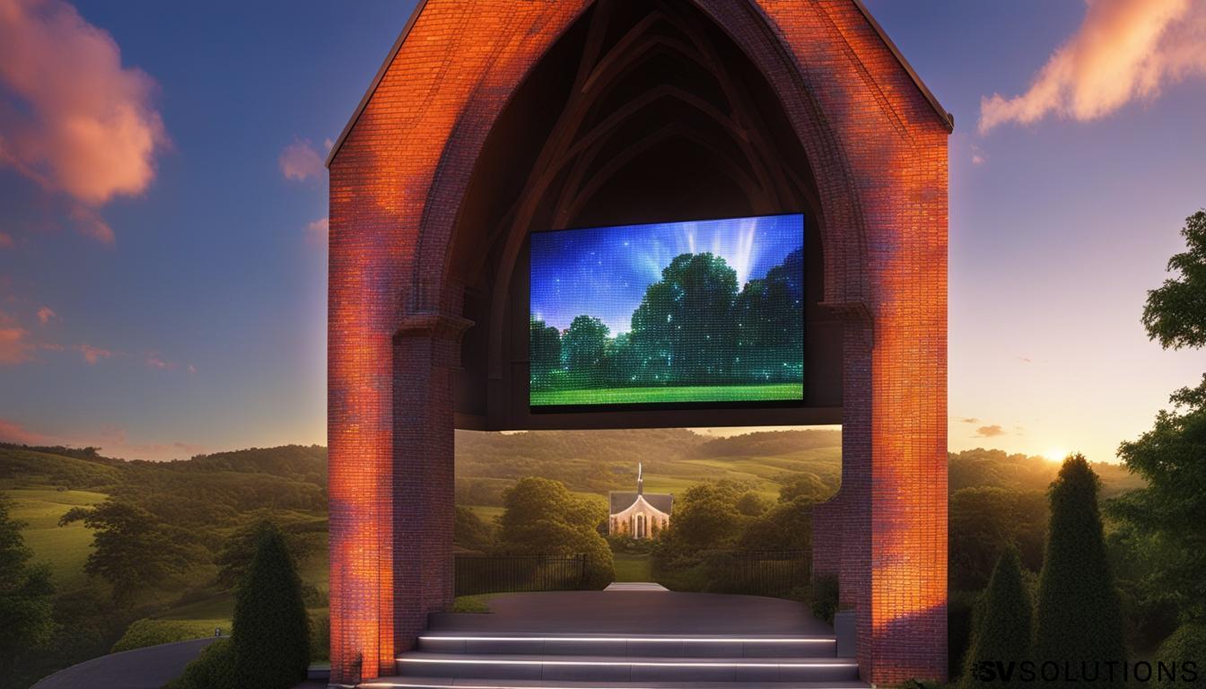 LED Screen for Church in Greenfield