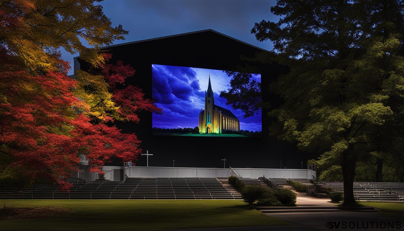 LED Screen for Church in Lansing