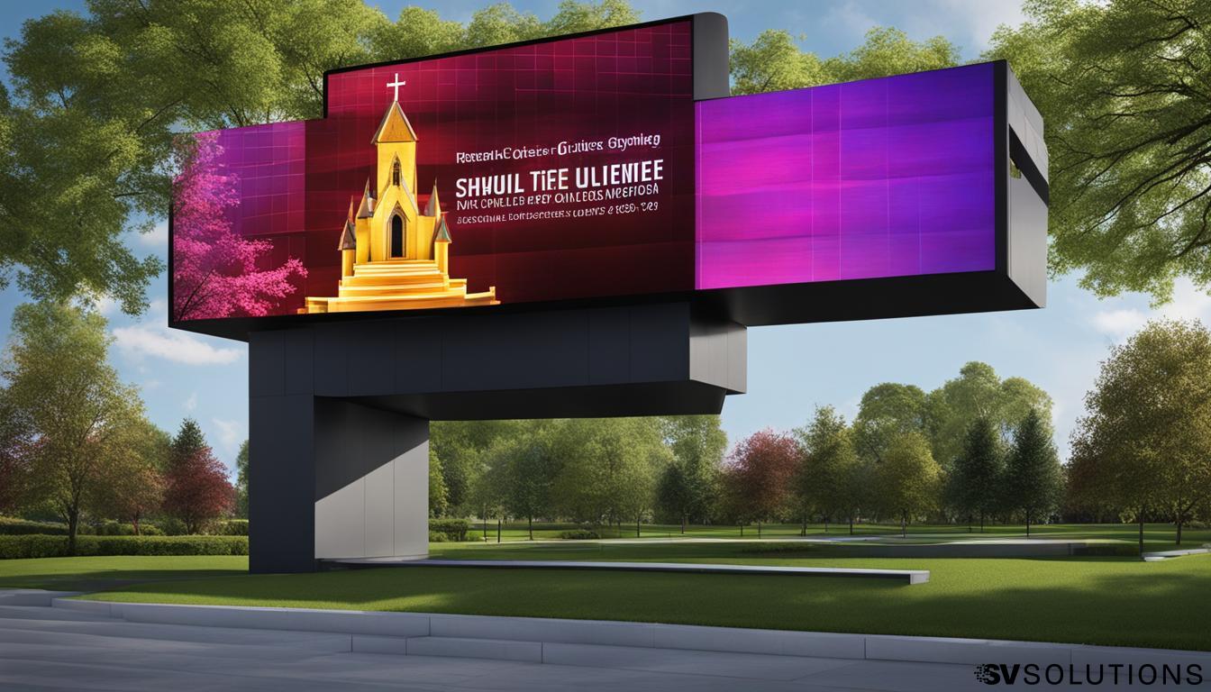 LED Screen for Church in Livonia