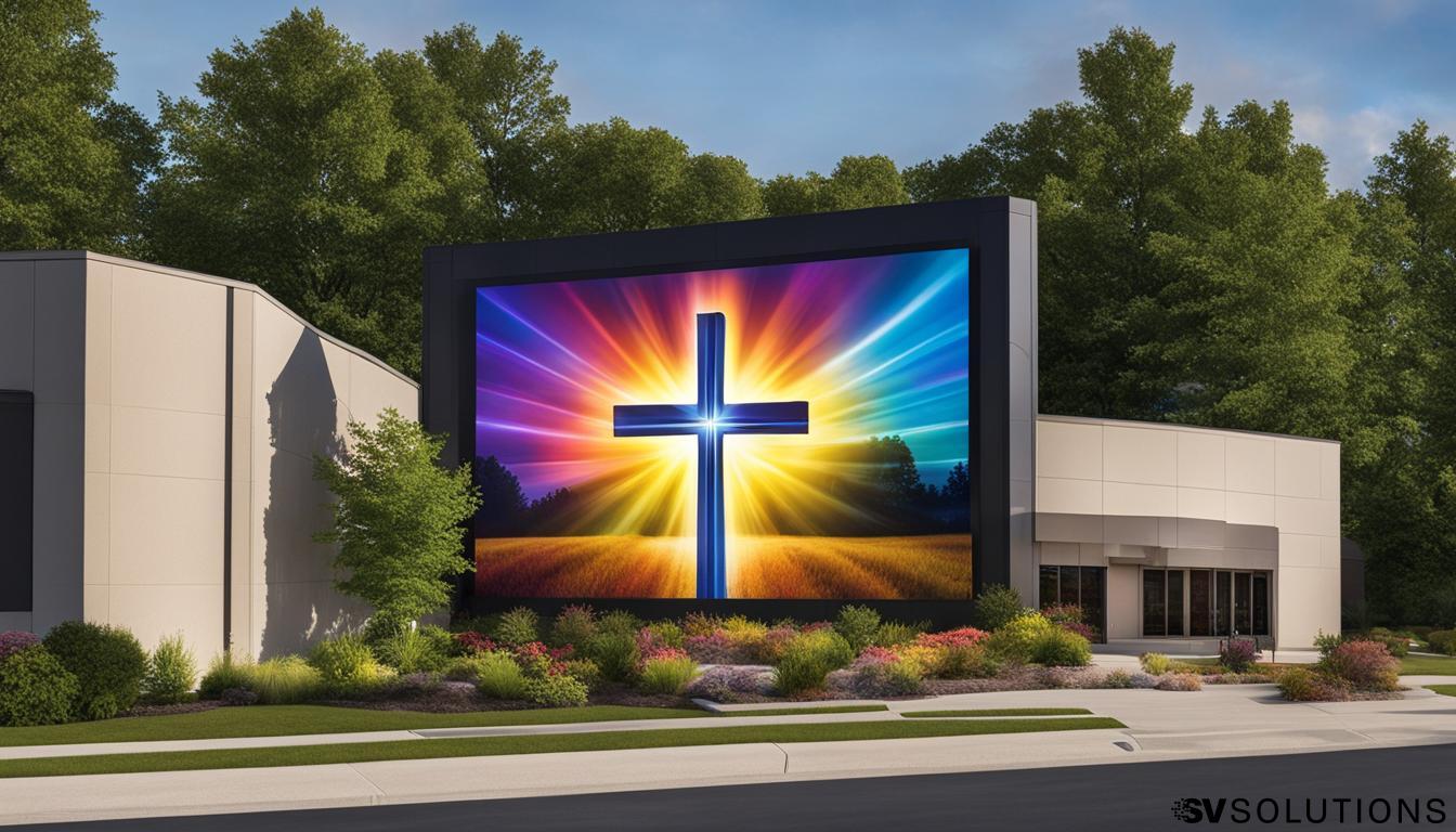 LED Screen for Church in Menomonee Falls