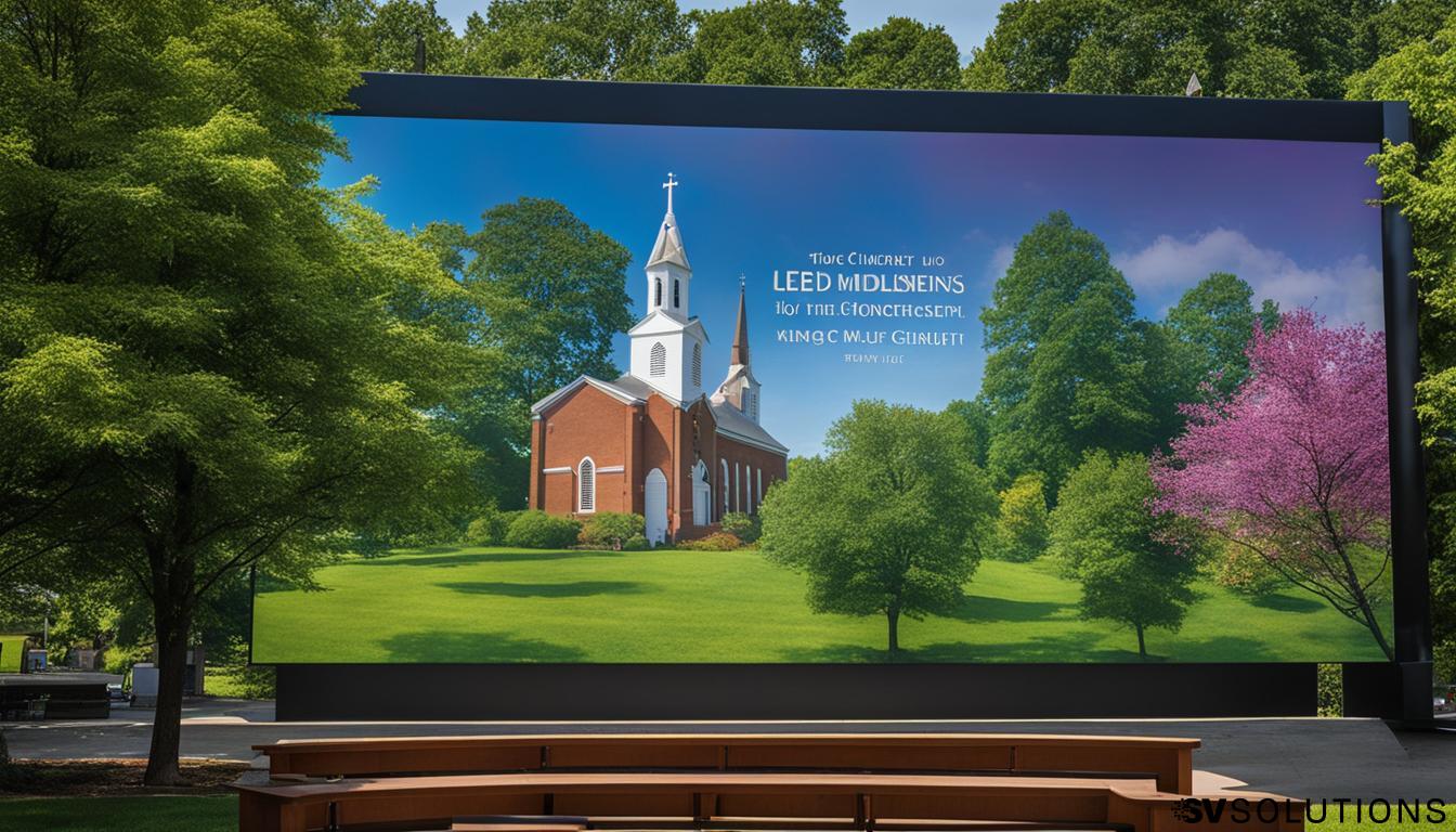 LED Screen for Church in Middletown
