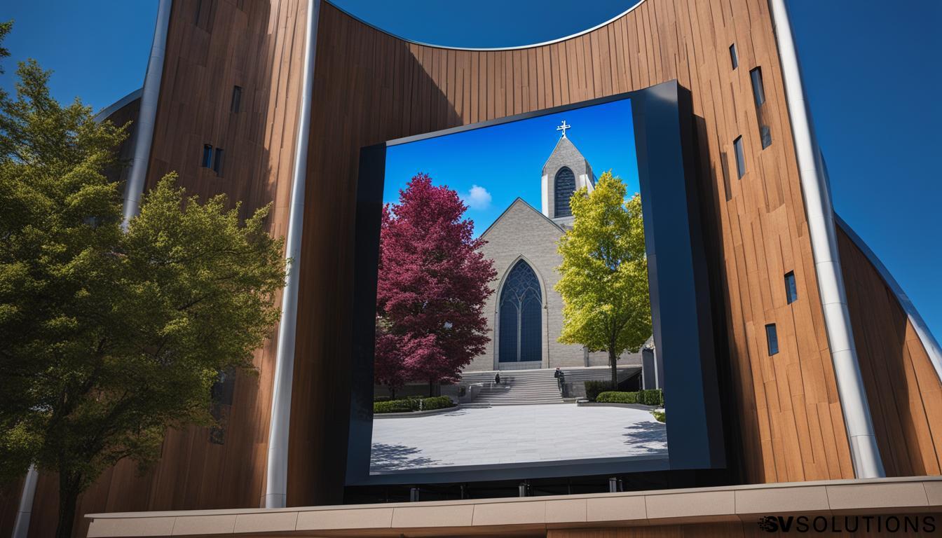 LED Screen for Church in Sheboygan