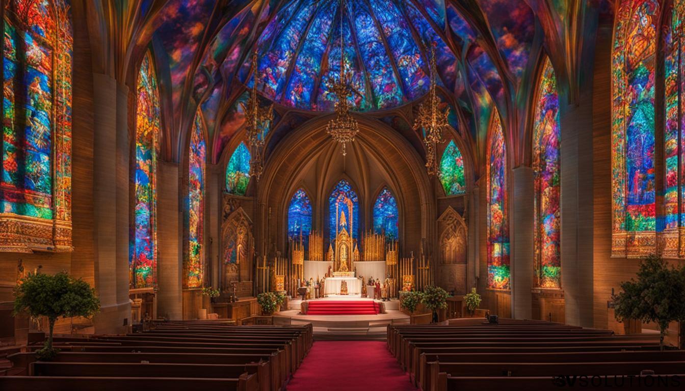 LED screen for church in Waldorf