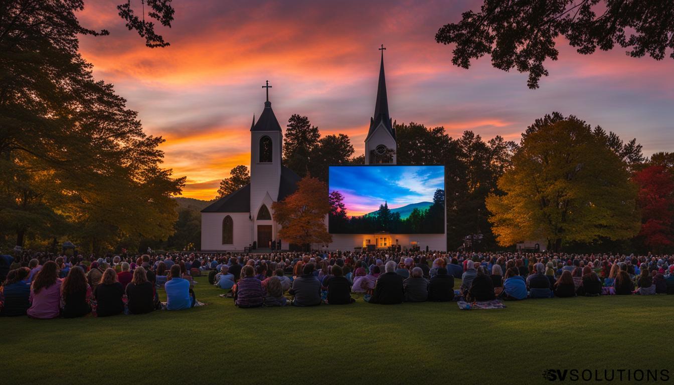 LED Screen for Church in Wilkes-Barre