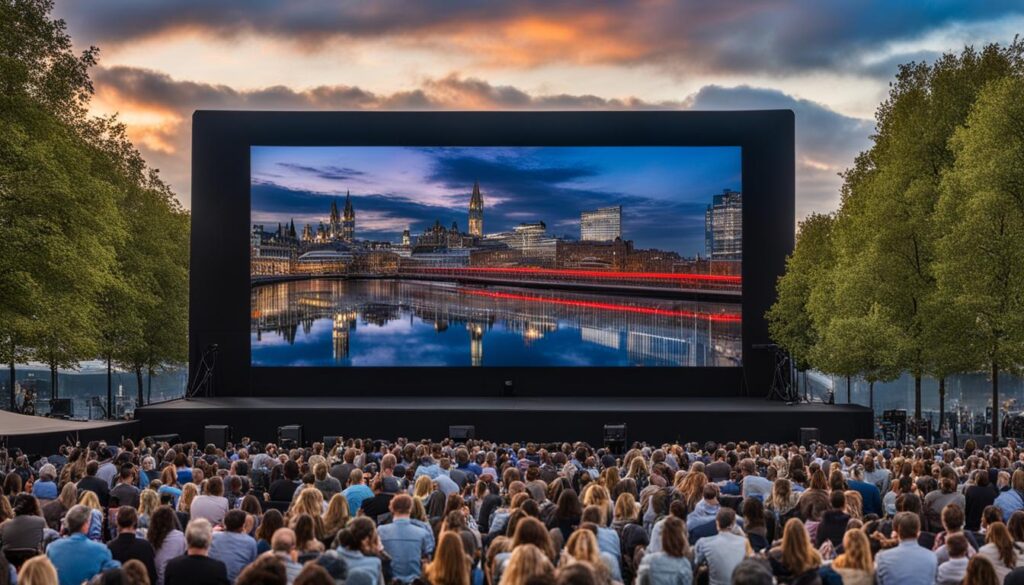 LED screen for outdoor events LED screen for outdoor events