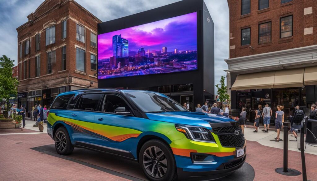 LED screen installation in Greensburg