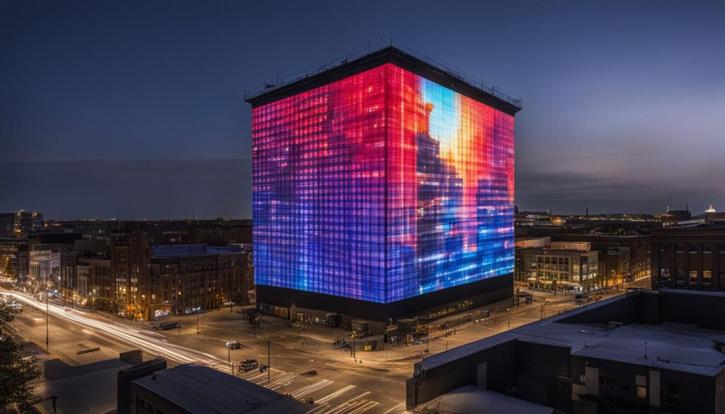 LED screen installation in Rochester LED screen installation in Rochester