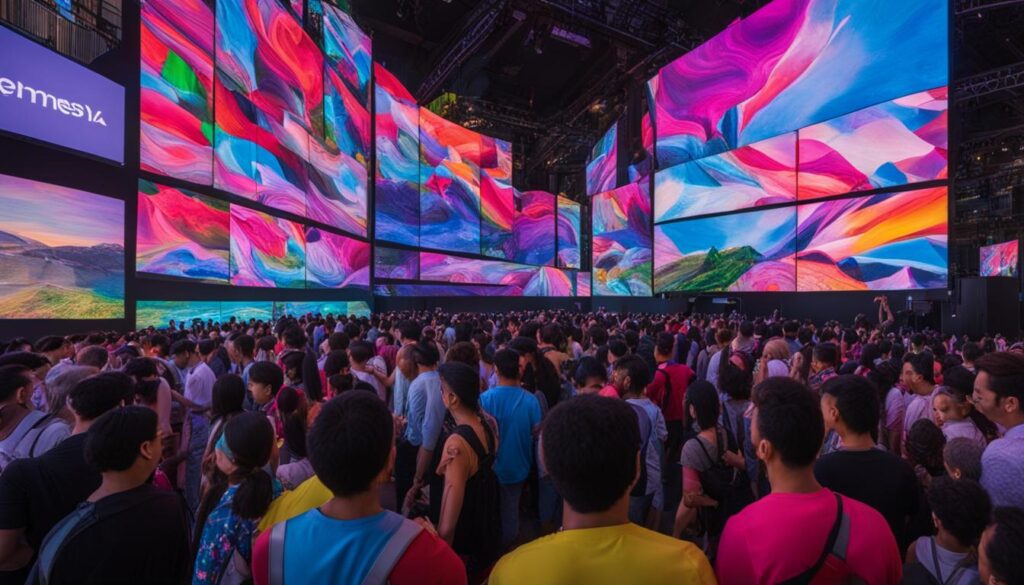 LED screens for outdoor events