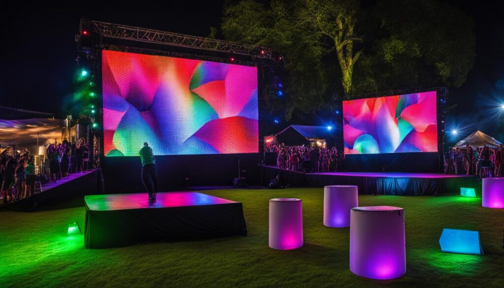 LED stage screens and portable LED walls LED stage screens and portable LED walls