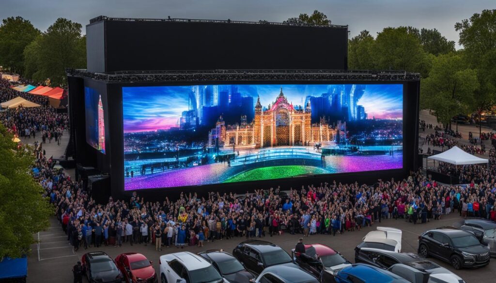 LED video wall Clinton Township