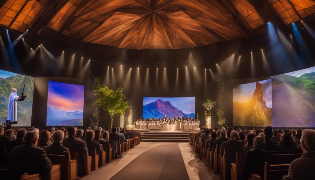 LED video wall church Germantown LED video wall church Germantown