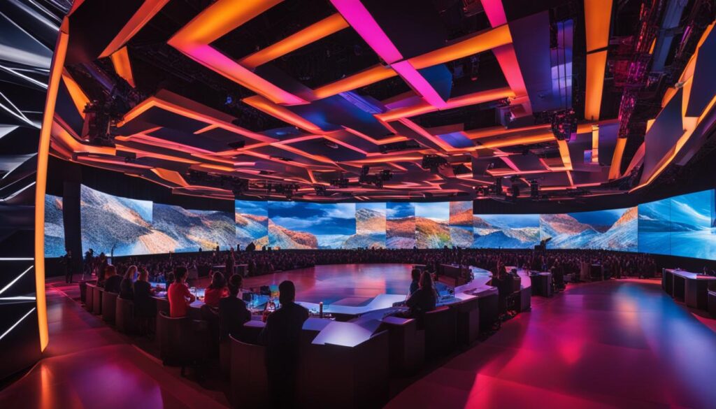 LED video wall for events LED video wall for events