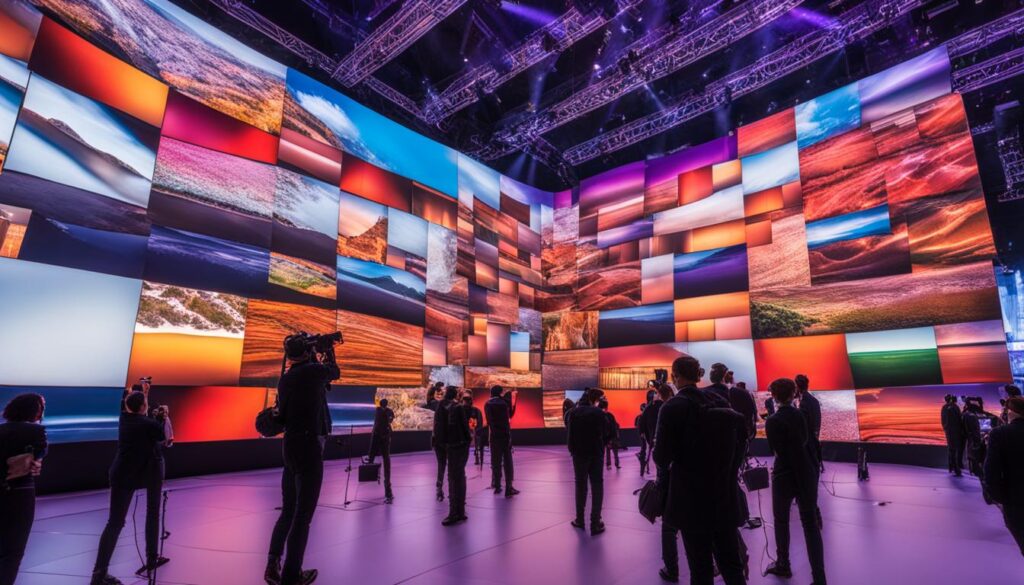 LED video wall for events LED video wall for events