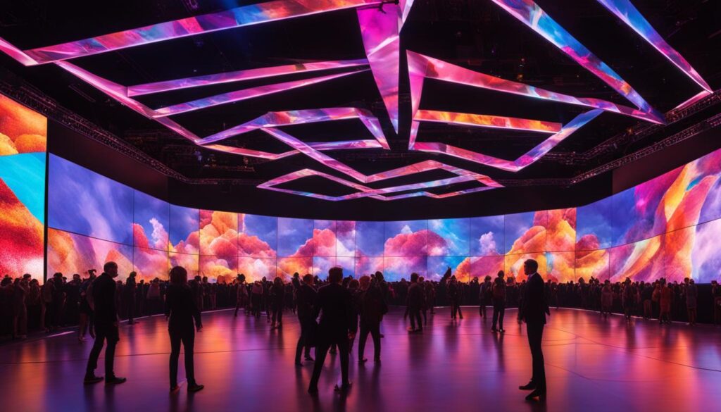 LED video wall for events LED video wall for events