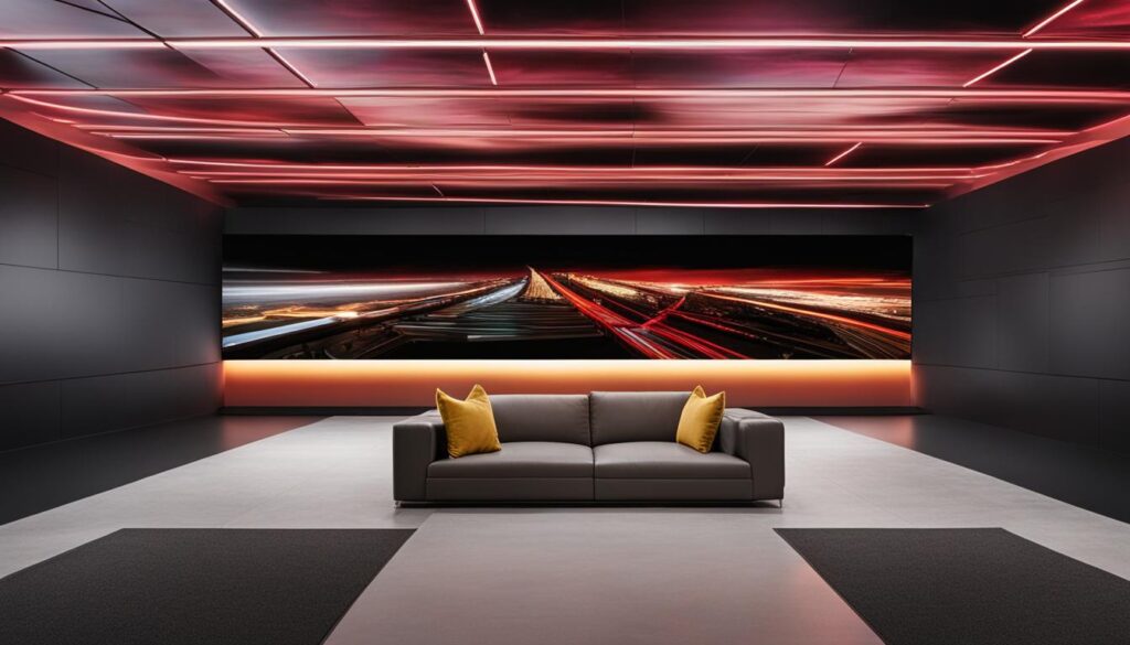 LED video wall with sharp image quality LED video wall with sharp image quality