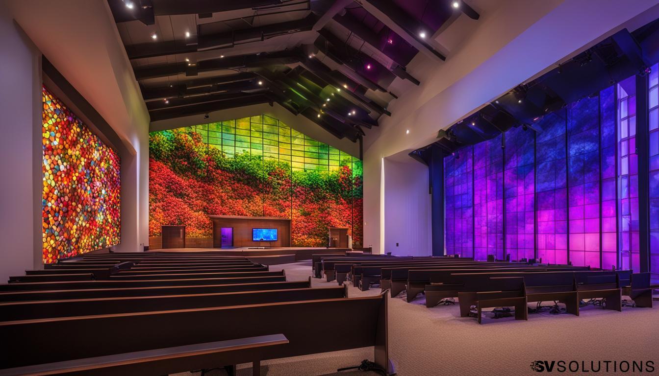 LED Wall for Church in Aspen Hill