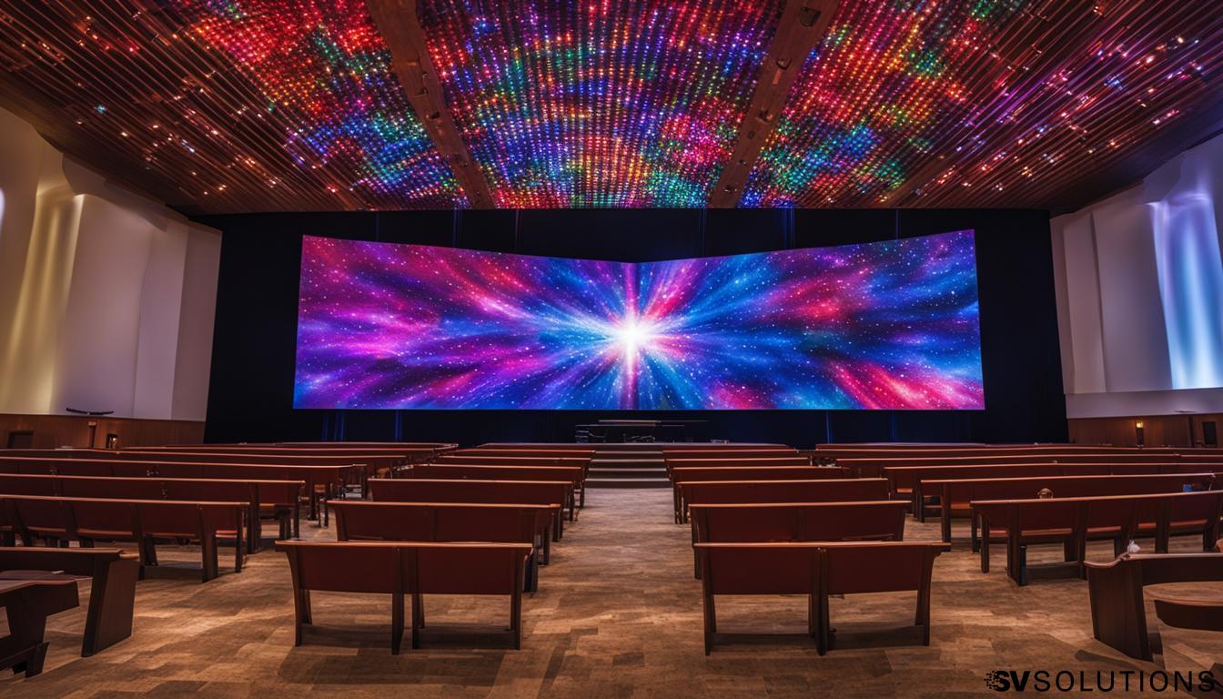 LED Wall for Church in Bartlett