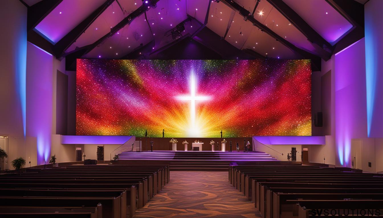 LED Wall for Church in Bowie