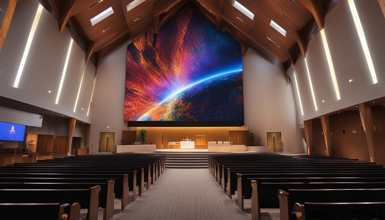 LED Wall for Church in Brookfield