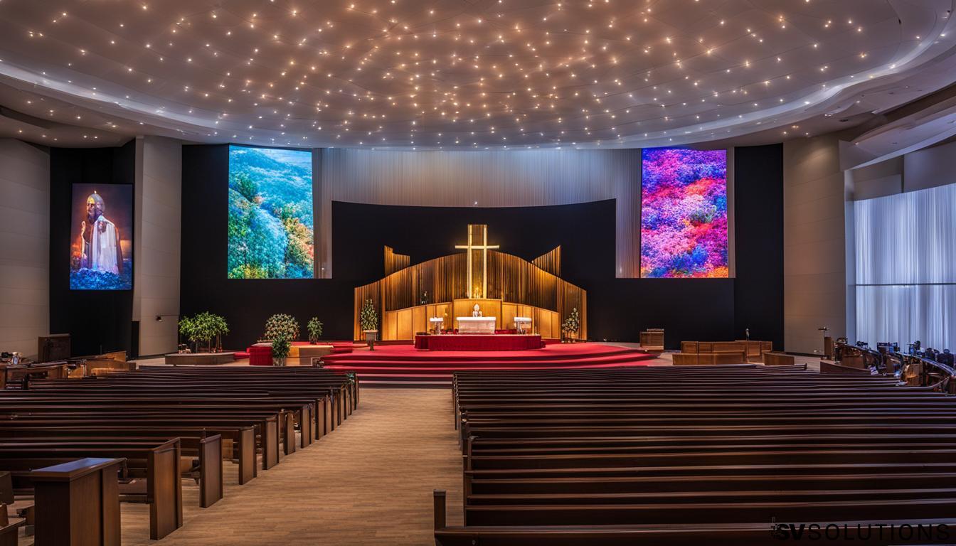 LED Wall for Church in Burnsville