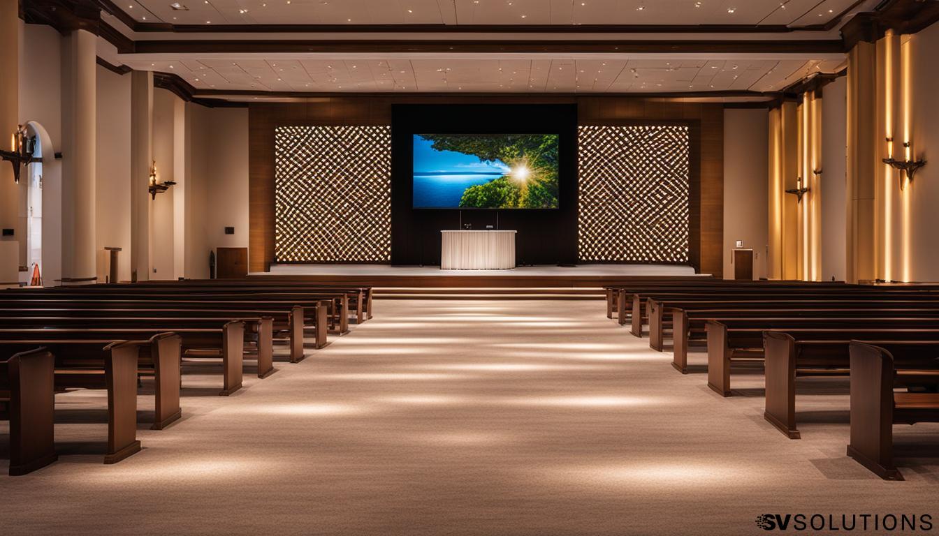 LED Wall for Church in Canton