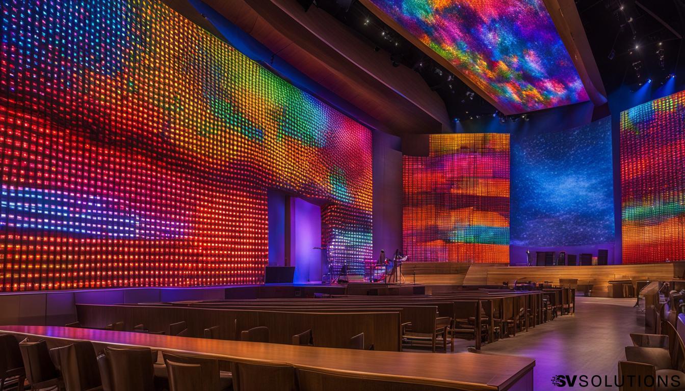 LED Wall for Church in Chattanooga