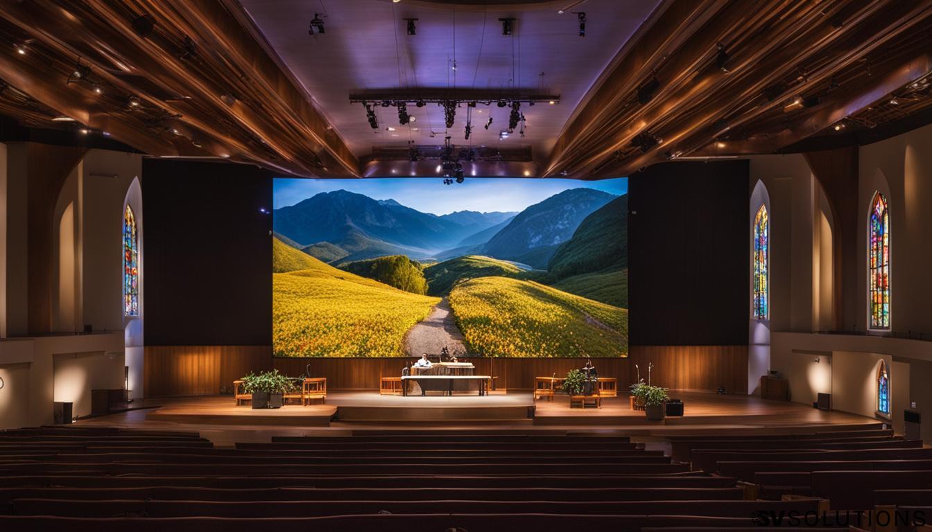 LED Wall for Church in Clinton Township