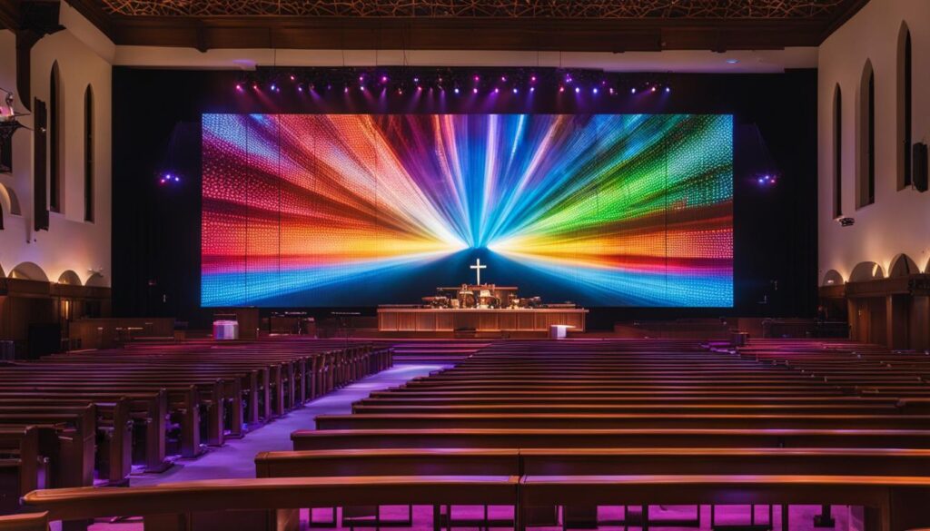 LED wall for church in Coon Rapids LED wall for church in Coon Rapids