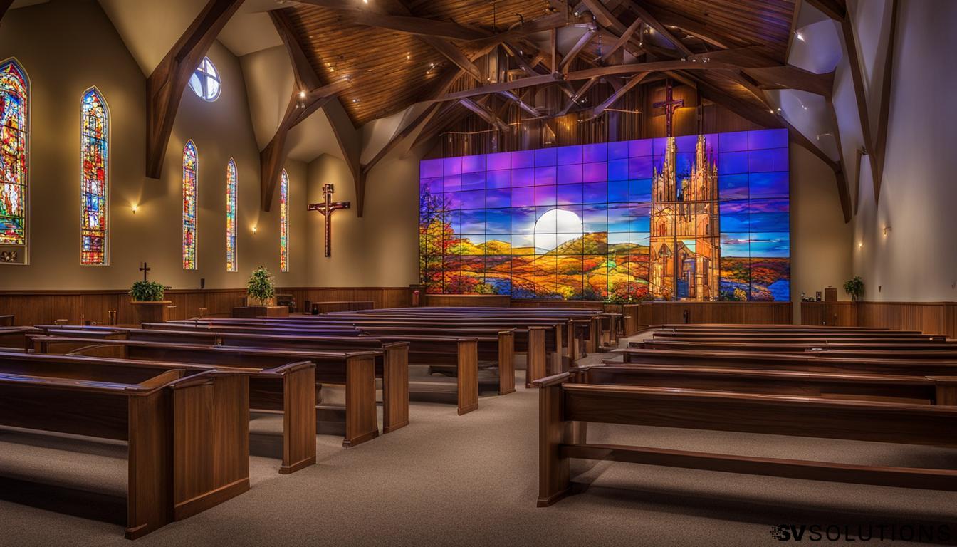 LED Wall for Church in Coon Rapids