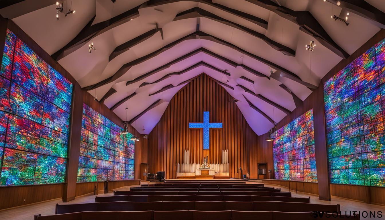 LED Wall for Church in Ellicott City