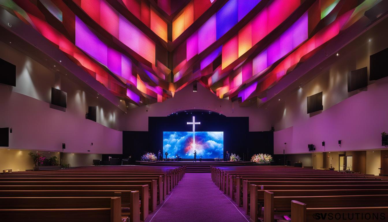 LED Wall for Church in Franklin
