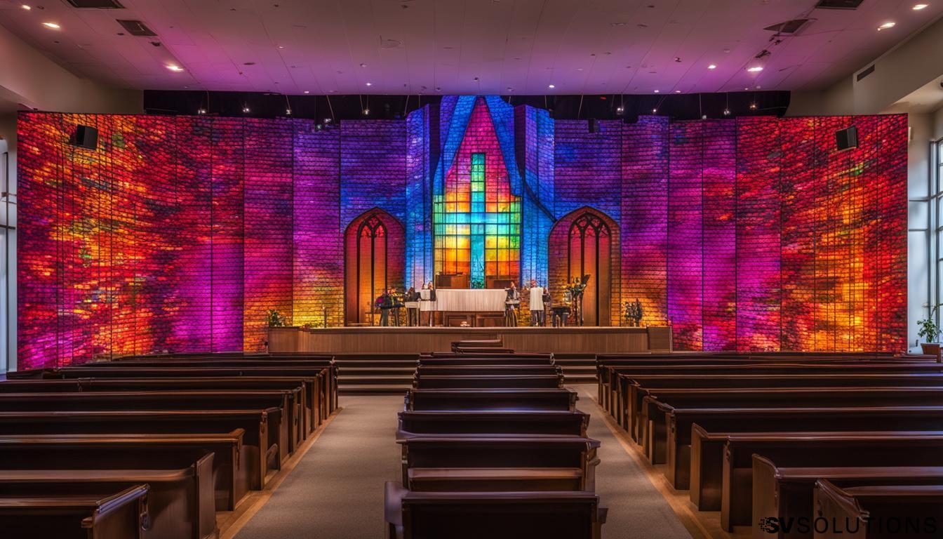 LED Wall for Church in Frederick