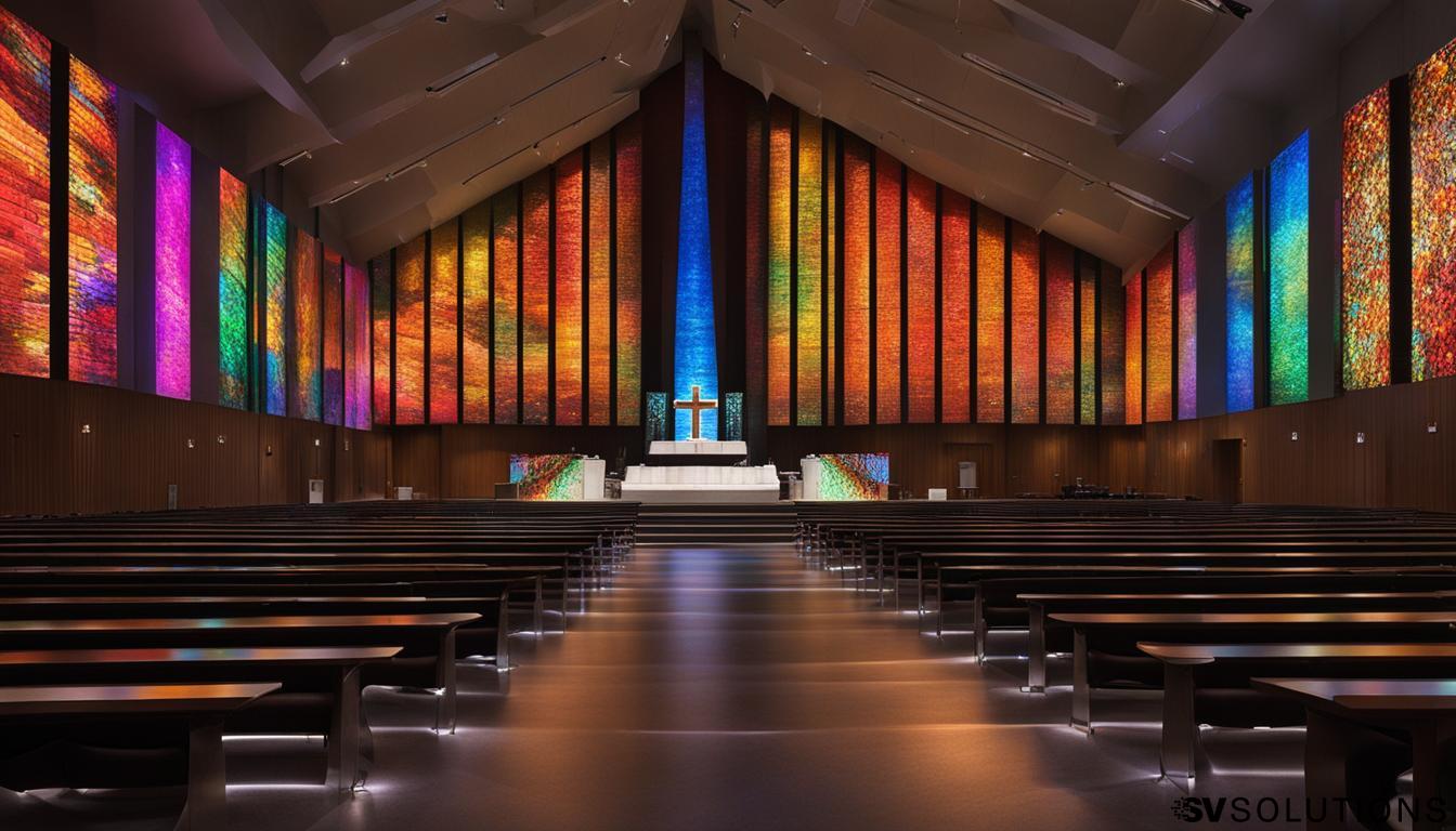 LED Wall for Church in Hendersonville