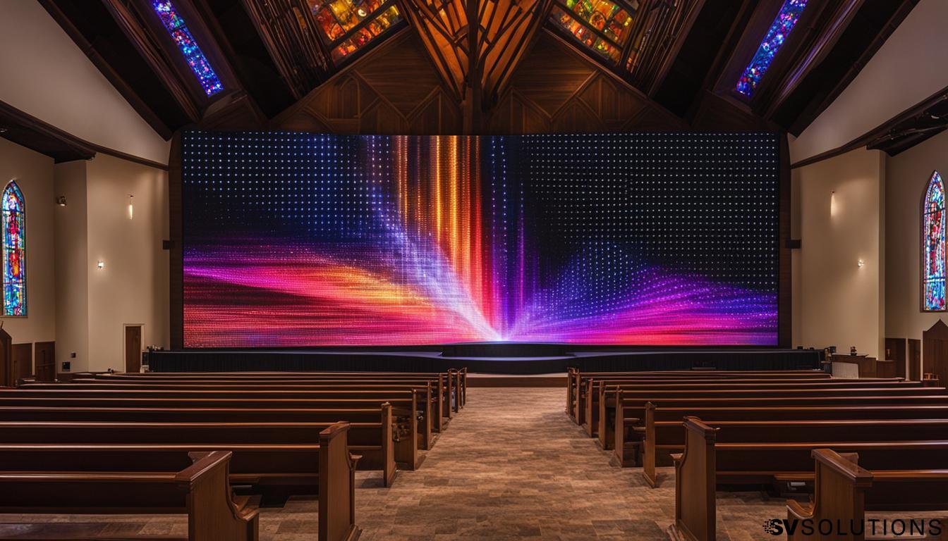 LED Wall for Church in Johnson City