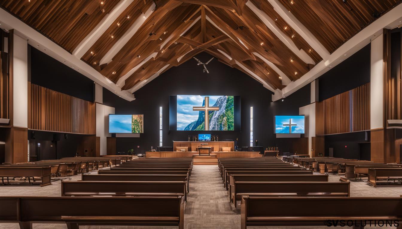 LED Wall for Church in Lansing